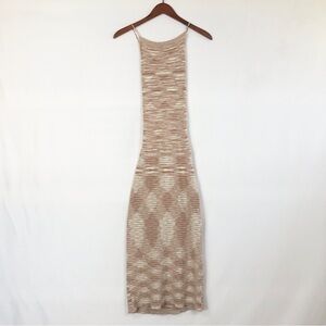 Cotton Candy LA Sweater Dress Midi Orange Size M
